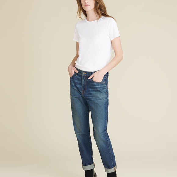 New Veronica Beard Benzi Mid-Rise Girlfriend Jean Size 24 - Picture 1 of 5